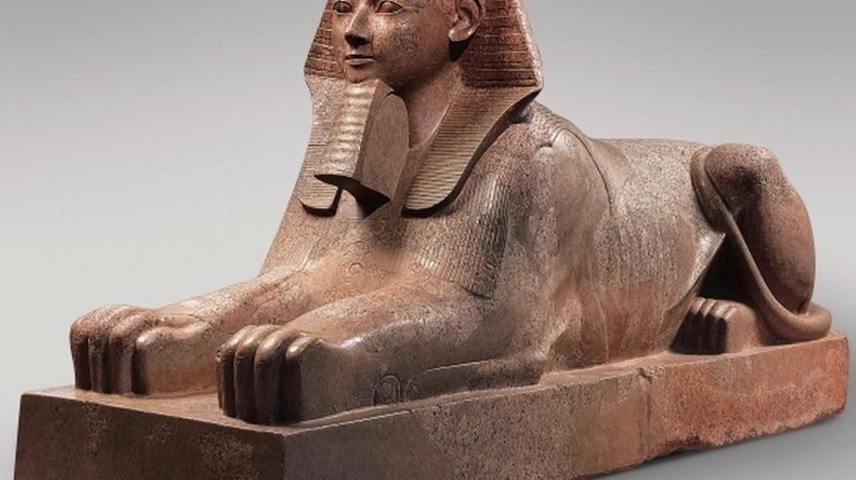古埃及的狮身人面像雕塑